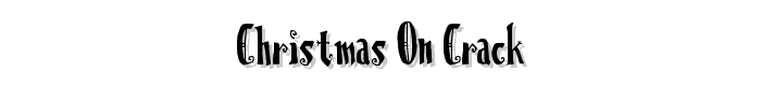 Christmas On Crack font